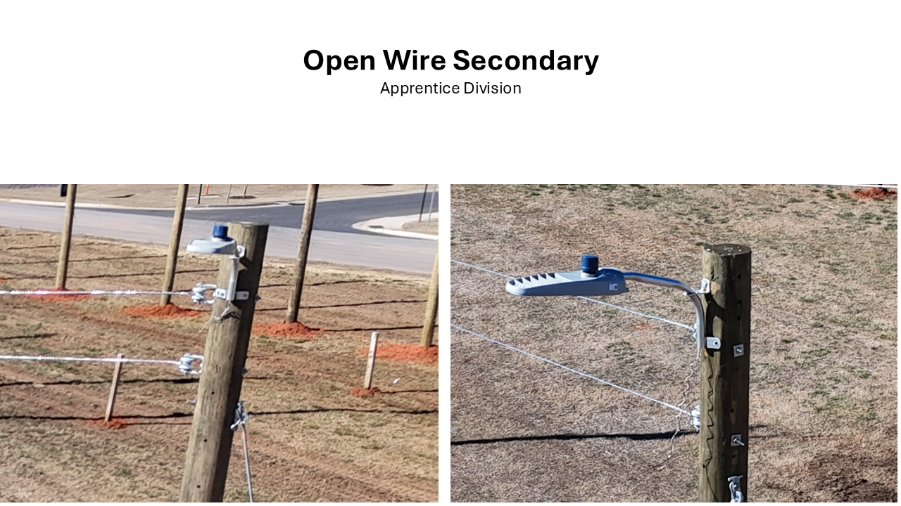 open wire secondary